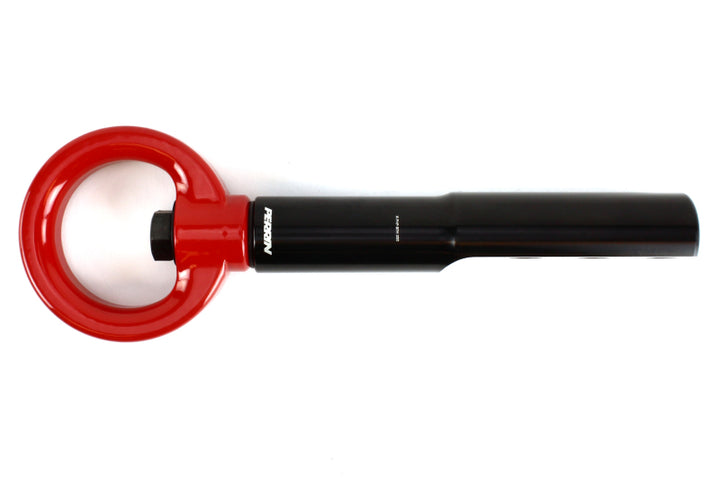 PERRIN 17-21 Honda Civic Si/Type R/Touring/Hatchback Tow Hook Kit Front - Red - Bull Strap