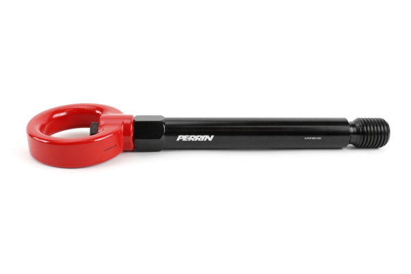 PERRIN 17-21 Honda Civic Si/Type R/Touring/Hatchback Tow Hook Kit Rear - Red - Bull Strap
