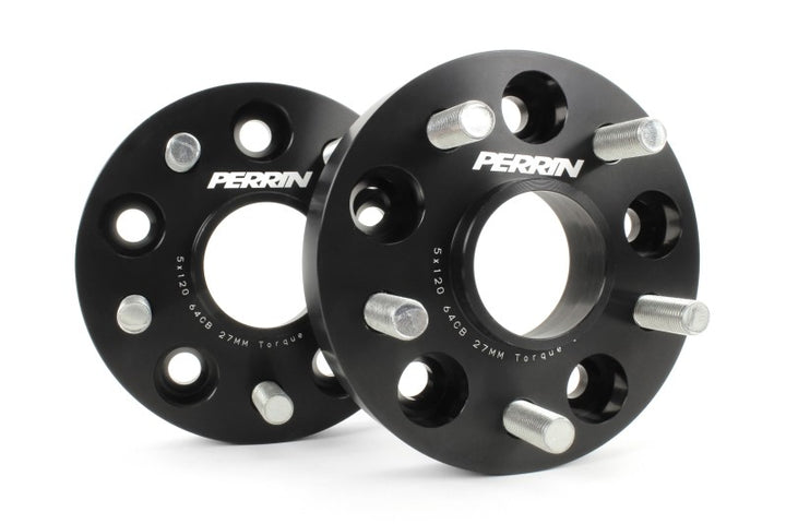 PERRIN 17-25 Honda Civic Type R / 22-26 Acura Integra Type S 64.1mm 5x120 Wheel Spacers 27mm - Pair - Bull Strap