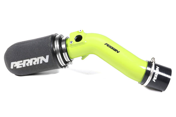 PERRIN 18-21 Subaru STI Cold Air Intake - Neon Yellow - Bull Strap