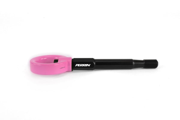 PERRIN 18-21 Subaru WRX & STI / 13-25 BRZ / 17-20 Toyota 86 Tow Hook Kit (Front) - Hyper Pink - Bull Strap