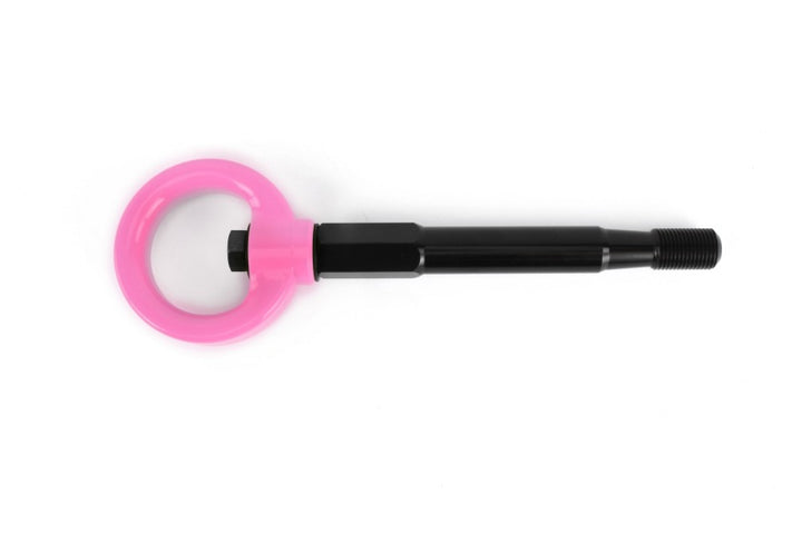 PERRIN 18-21 Subaru WRX & STI / 13-25 BRZ / 17-20 Toyota 86 Tow Hook Kit (Front) - Hyper Pink - Bull Strap