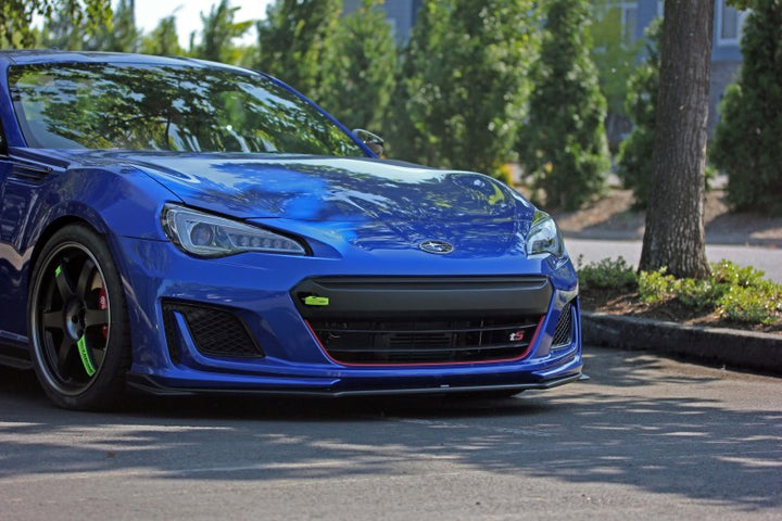 PERRIN 18-21 Subaru WRX & STI / 13-25 BRZ / 17-20 Toyota 86 Tow Hook Kit (Front) - Neon Yellow - Bull Strap