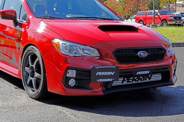 PERRIN 18-21 Subaru WRX/STI (w/FMIC ONLY) License Plate Relocation Kit - Bull Strap