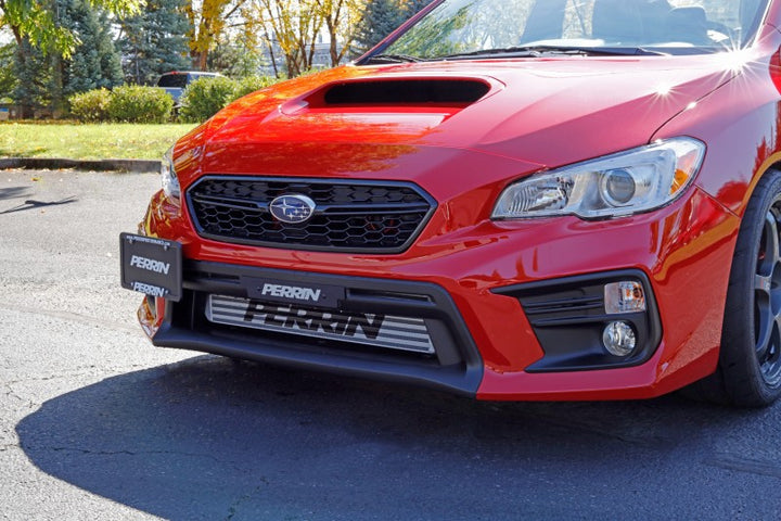 PERRIN 18-21 Subaru WRX/STI (w/FMIC ONLY) License Plate Relocation Kit - Bull Strap