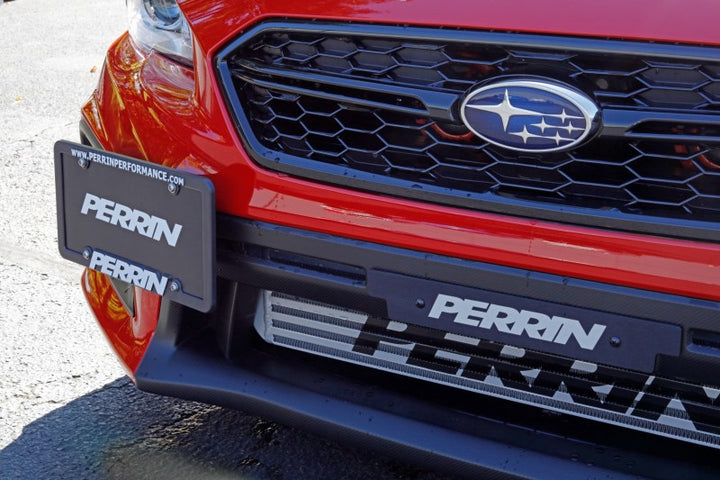 PERRIN 18-21 Subaru WRX/STI (w/FMIC ONLY) License Plate Relocation Kit - Bull Strap