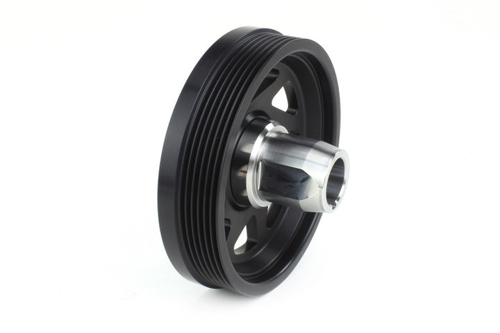 PERRIN 19-21 Subaru WRX / 16-18 Forester / 15-19 Legacy Lightweight Crank Pulley - Black - Bull Strap