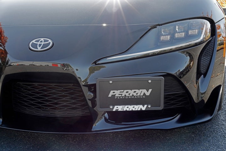 PERRIN 20-25 Toyota Supra License Plate Relocation Kit - Bull Strap