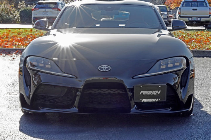 PERRIN 20-25 Toyota Supra License Plate Relocation Kit - Bull Strap
