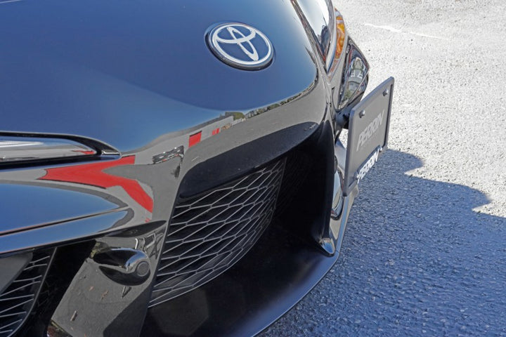 PERRIN 20-25 Toyota Supra License Plate Relocation Kit - Bull Strap