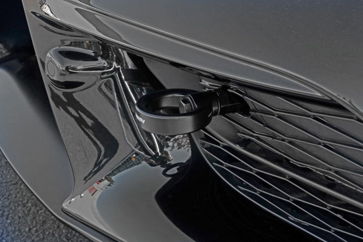 PERRIN 20-25 Toyota Supra Tow Hook Kit (Front) - Black - Bull Strap