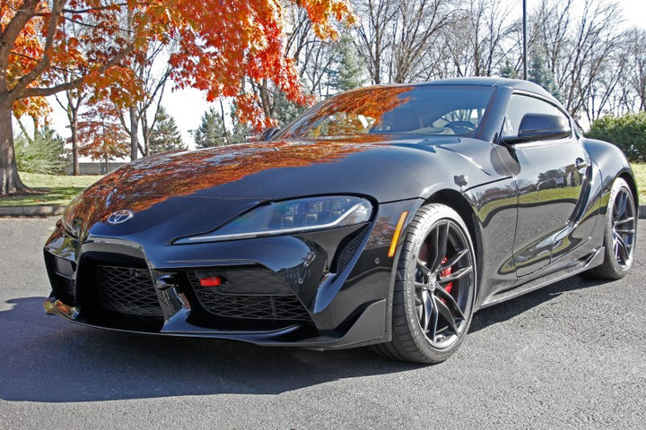 PERRIN 20-25 Toyota Supra Tow Hook Kit (Front) - Red - Bull Strap