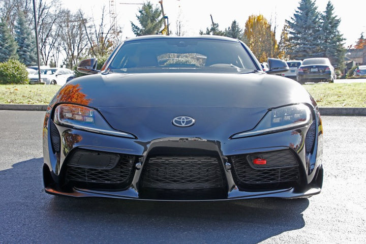 PERRIN 20-25 Toyota Supra Tow Hook Kit (Front) - Red - Bull Strap