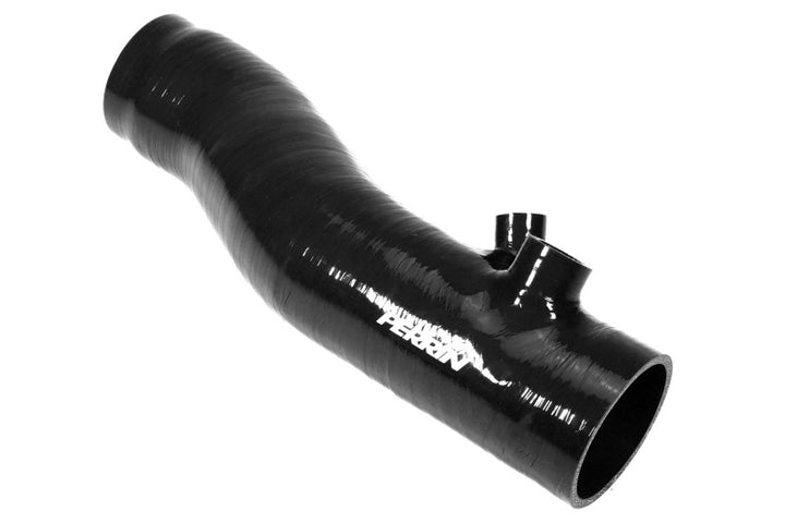 PERRIN 22-24 Subaru WRX / 20-25 LGT & OBXT Turbo Inlet Hose w/Turbo Adapter Flange (Long) - Black - Bull Strap