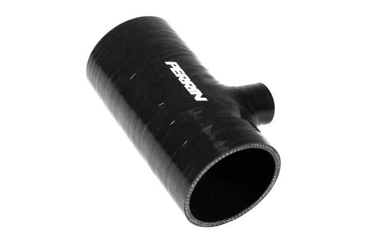 PERRIN 22-24 Subaru WRX / 20-25 LGT & OBXT Turbo Inlet Hose w/Turbo Adapter Flange (Short) - Black - Bull Strap