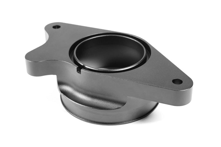 PERRIN 22-24 Subaru WRX / 20-25 LGT &amp; OBXT Turbo Inlet Hose w/Turbo Adapter Flange (Short) - Red - Bull Strap