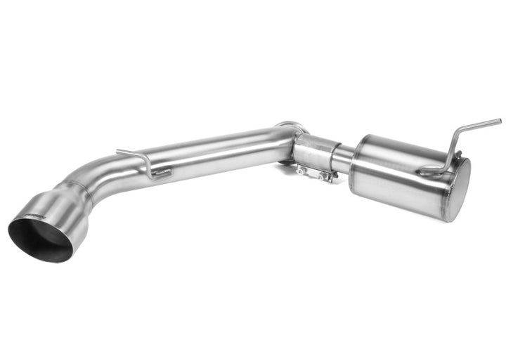 PERRIN 22-25 Subaru BRZ / Toyota GR86 Axle Back Exhaust SS (Single Side Exit w/Helmholtz Chamber) - Bull Strap