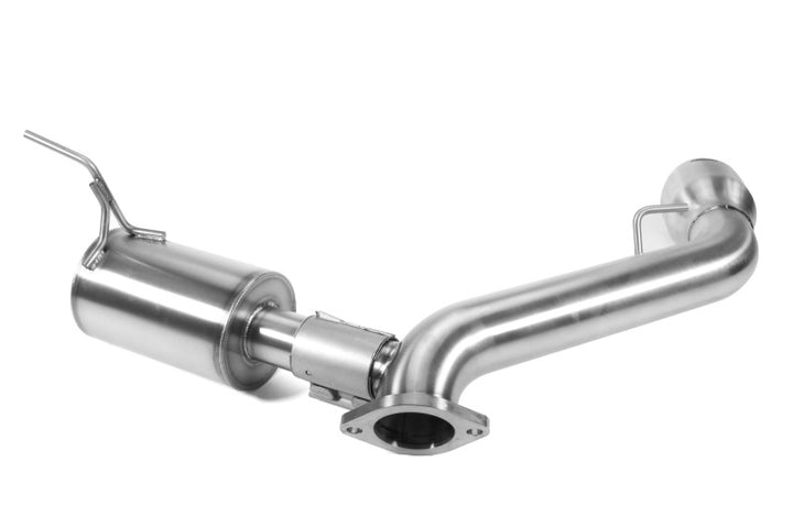 PERRIN 22-25 Subaru BRZ / Toyota GR86 Axle Back Exhaust SS (Single Side Exit w/Helmholtz Chamber) - Bull Strap