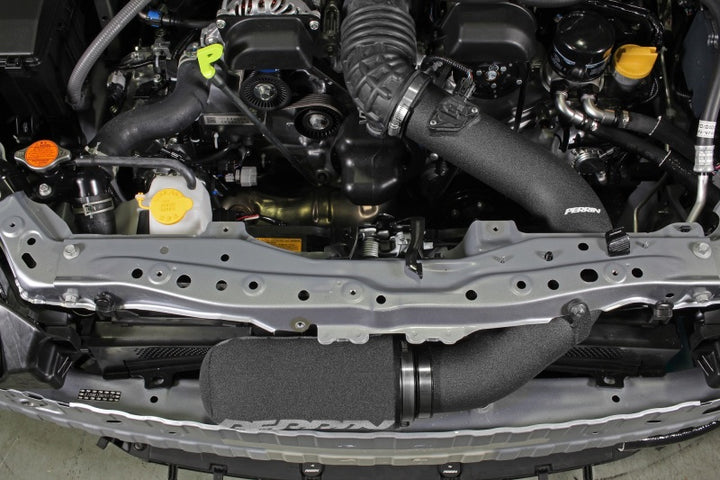 PERRIN 22-25 Subaru BRZ / Toyota GR86 Cold Air Intake - Black - Bull Strap