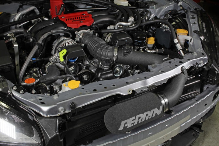PERRIN 22-25 Subaru BRZ / Toyota GR86 Cold Air Intake - Black - Bull Strap