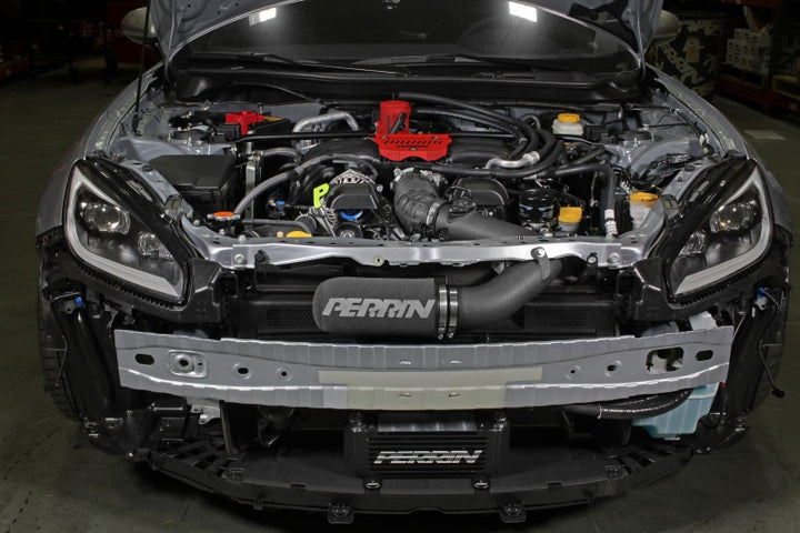 PERRIN 22-25 Subaru BRZ / Toyota GR86 Cold Air Intake - Black - Bull Strap
