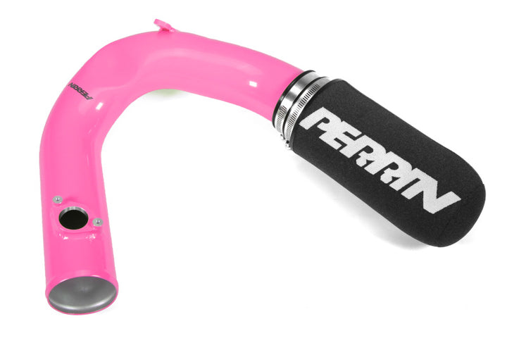 PERRIN 22-25 Subaru BRZ / Toyota GR86 Cold Air Intake - Hyper Pink - Bull Strap