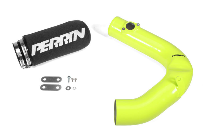 PERRIN 22-25 Subaru BRZ / Toyota GR86 Cold Air Intake - Neon Yellow - Bull Strap
