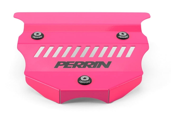PERRIN 22-25 Subaru BRZ / Toyota GR86 Engine Cover - Hyper Pink - Bull Strap