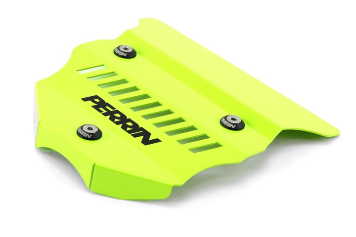 PERRIN 22-25 Subaru BRZ / Toyota GR86 Engine Cover - Neon Yellow - Bull Strap
