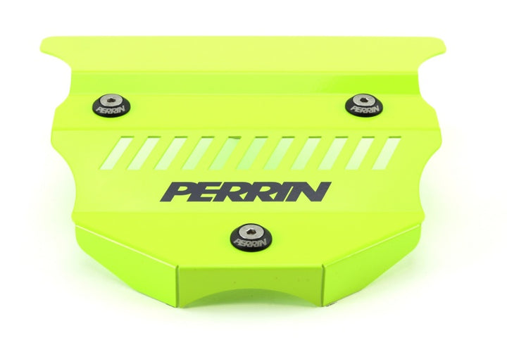 PERRIN 22-25 Subaru BRZ / Toyota GR86 Engine Cover - Neon Yellow - Bull Strap