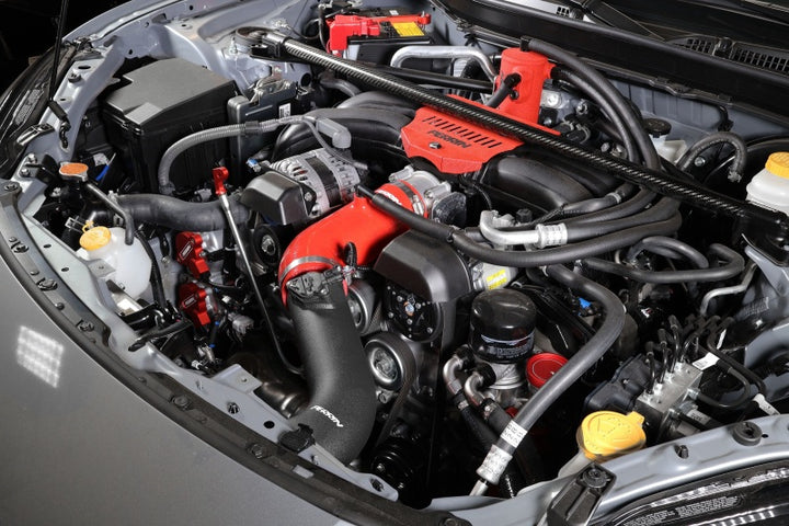 PERRIN 22-25 Subaru BRZ / Toyota GR86 Inlet Hose - Red - Bull Strap