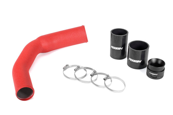 PERRIN 22-25 Subaru WRX / 19-25 Ascent / 20-25 Legacy Turbo / 22-25 Outback Turbo Charge Pipe - Red - Bull Strap