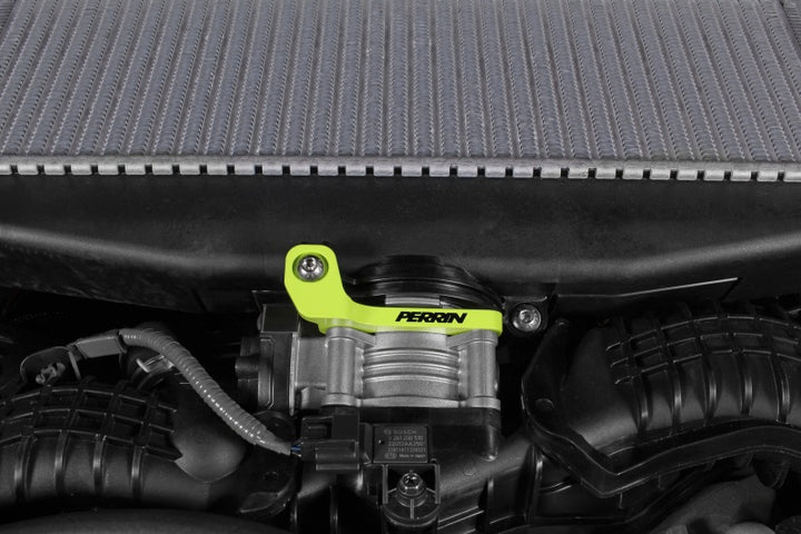 PERRIN 22-25 Subaru WRX / 19-25 Ascent / 20-25 Outback & Legacy Turbo TMIC Bracket - Neon Yellow - Bull Strap