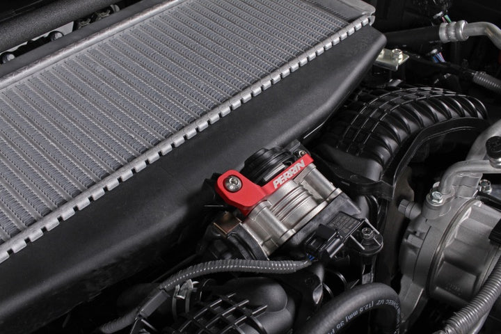 PERRIN 22-25 Subaru WRX / 19-25 Ascent / 20-25 Outback & Legacy Turbo TMIC Bracket - Red - Bull Strap