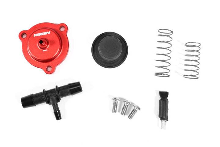 PERRIN 22-25 Subaru WRX / 20-25 LGT & OBXT / 19-25 Ascent Diverter Valve - Red - Bull Strap