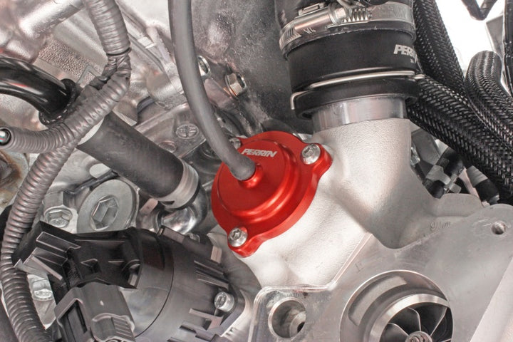 PERRIN 22-25 Subaru WRX / 20-25 LGT & OBXT / 19-25 Ascent Diverter Valve - Red - Bull Strap