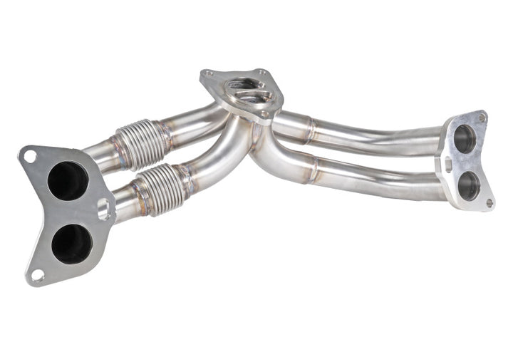 PERRIN 22-25 Subaru WRX / 20-25 OBXT & LXT / 19-25 Ascent Equal Length Header - Brushed SS - Bull Strap