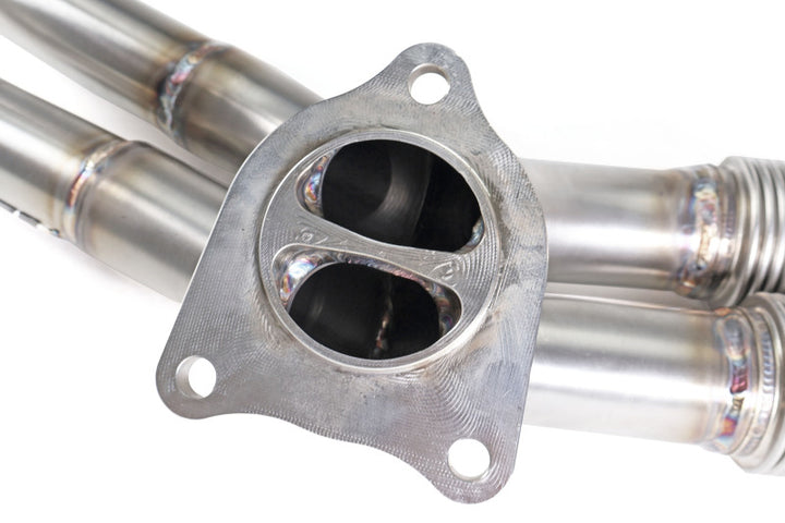 PERRIN 22-25 Subaru WRX / 20-25 OBXT & LXT / 19-25 Ascent Equal Length Header - Brushed SS - Bull Strap