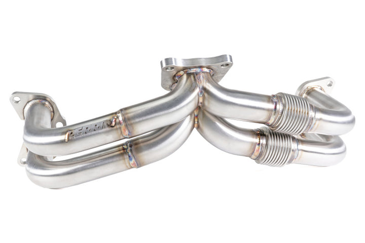 PERRIN 22-25 Subaru WRX / 20-25 OBXT & LXT / 19-25 Ascent Equal Length Header - Brushed SS - Bull Strap