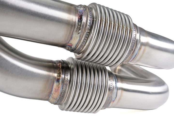 PERRIN 22-25 Subaru WRX / 20-25 OBXT & LXT / 19-25 Ascent Equal Length Header - Brushed SS - Bull Strap