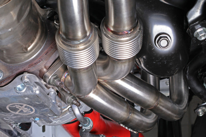 PERRIN 22-25 Subaru WRX / 20-25 OBXT & LXT / 19-25 Ascent Equal Length Header - Brushed SS - Bull Strap