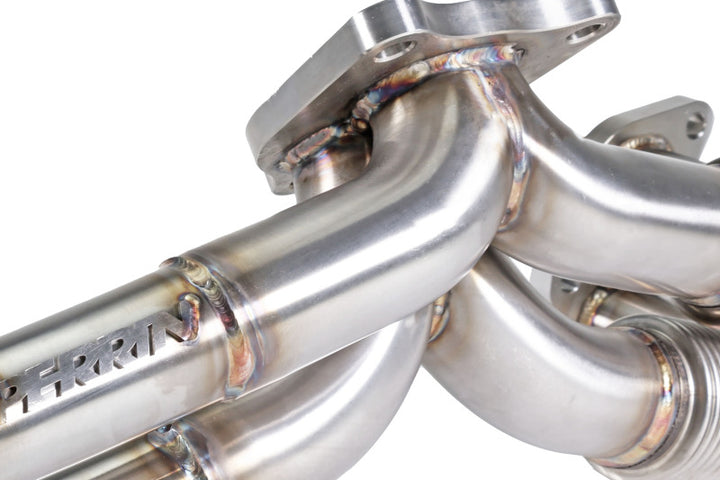 PERRIN 22-25 Subaru WRX / 20-25 OBXT & LXT / 19-25 Ascent Equal Length Header - Brushed SS - Bull Strap