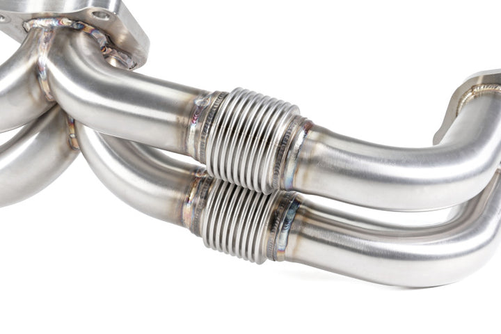 PERRIN 22-25 Subaru WRX / 20-25 OBXT & LXT / 19-25 Ascent Equal Length Header - Brushed SS - Bull Strap