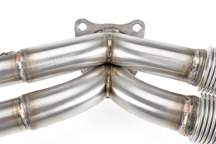 PERRIN 22-25 Subaru WRX / 20-25 OBXT & LXT / 19-25 Ascent Equal Length Header - Brushed SS - Bull Strap