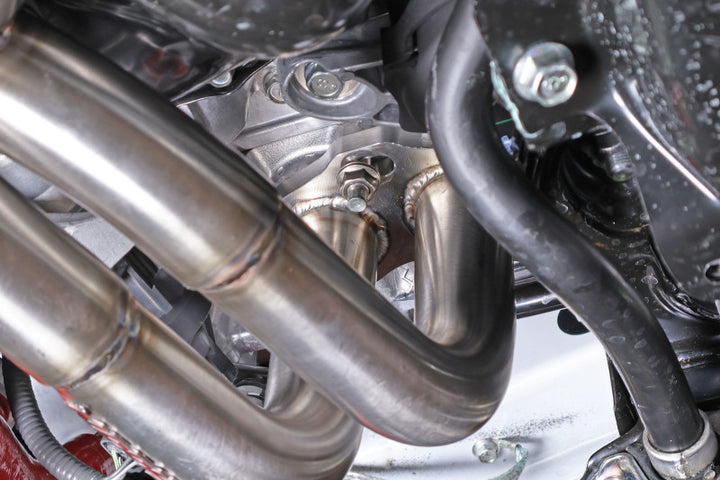 PERRIN 22-25 Subaru WRX / 20-25 OBXT & LXT / 19-25 Ascent Equal Length Header - Brushed SS - Bull Strap