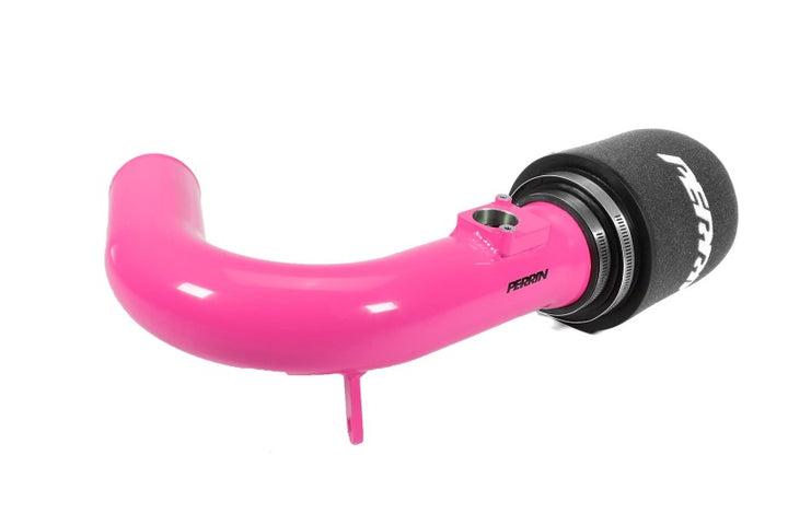 PERRIN 22-25 Subaru WRX Cold Air Intake - Hyper Pink - Bull Strap