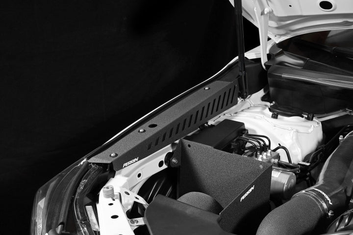 PERRIN 22-25 Subaru WRX Fender Shroud Set - Black - Bull Strap