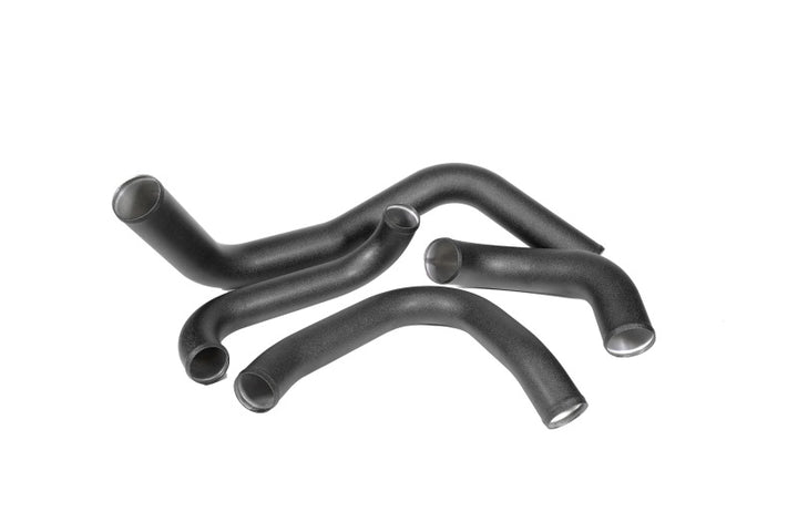 PERRIN 22-25 Subaru WRX Front Mount Intercooler Kit (Black Tubes & Silver Core) - Bull Strap