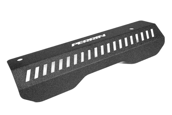 PERRIN 22-25 Subaru WRX Pulley Cover - Black (SHORT - For Use w/PERRIN AOS) - Bull Strap