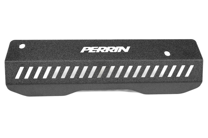 PERRIN 22-25 Subaru WRX Pulley Cover - Black (SHORT - For Use w/PERRIN AOS) - Bull Strap